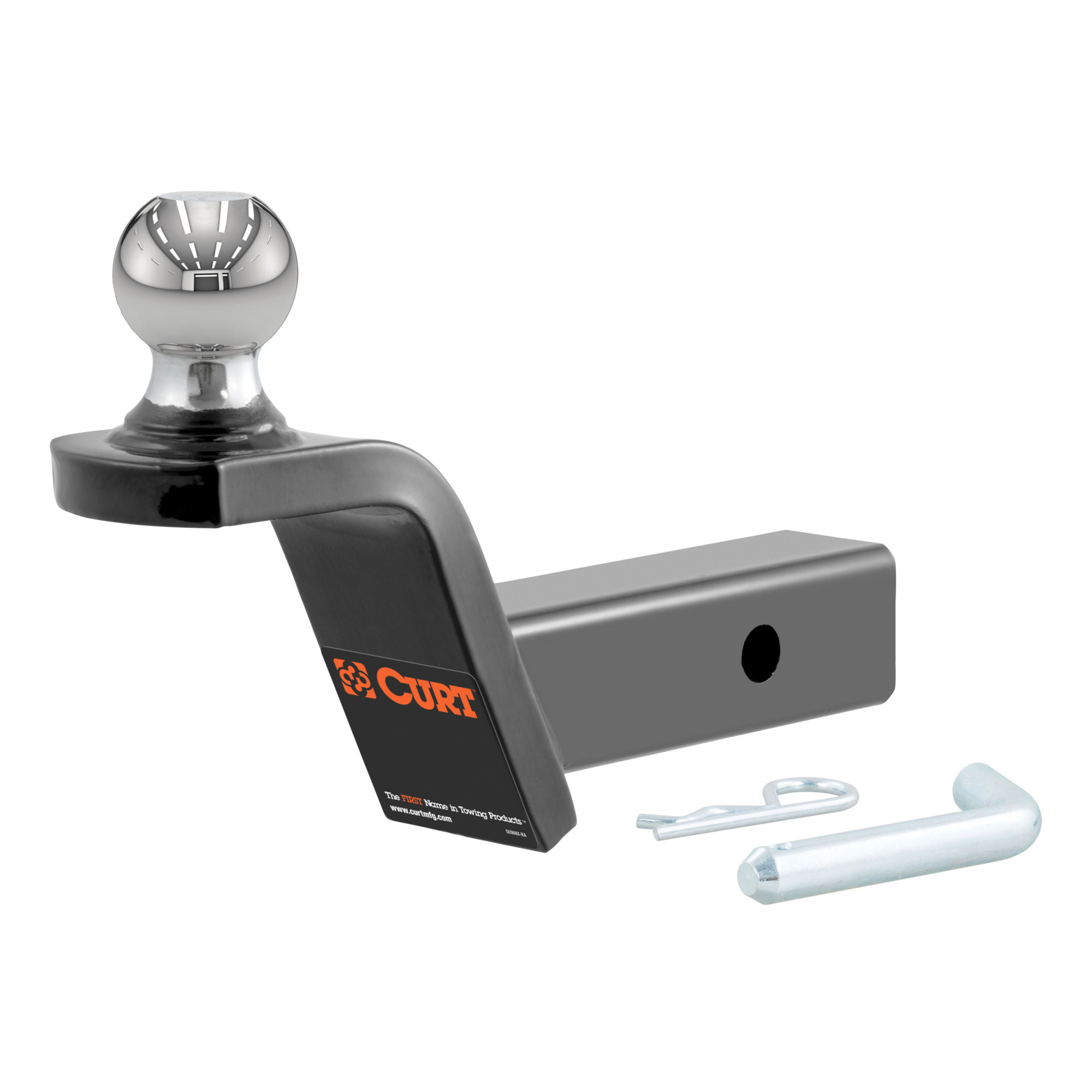 Curt Manufacturing, Fusion Ball Mount w/ 2in. Ball (2in. Shank, 2in. Rise), Model# 45155